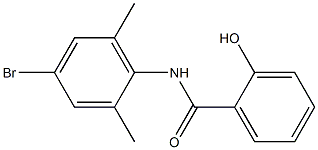 N-(4-bromo-2,6-dimethylphenyl)-2-hydroxybenzamide Struktur