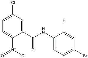 N-(4-bromo-2-fluorophenyl)-5-chloro-2-nitrobenzamide