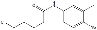 N-(4-bromo-3-methylphenyl)-5-chloropentanamide