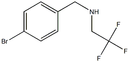 N-(4-bromobenzyl)-N-(2,2,2-trifluoroethyl)amine 化学構造式