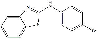 N-(4-bromophenyl)-1,3-benzothiazol-2-amine Struktur