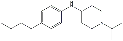 N-(4-butylphenyl)-1-(propan-2-yl)piperidin-4-amine Struktur