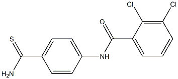 N-(4-carbamothioylphenyl)-2,3-dichlorobenzamide Structure