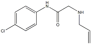 N-(4-chlorophenyl)-2-(prop-2-en-1-ylamino)acetamide Structure