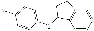 N-(4-chlorophenyl)-2,3-dihydro-1H-inden-1-amine Struktur