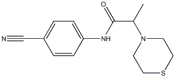  N-(4-cyanophenyl)-2-(thiomorpholin-4-yl)propanamide