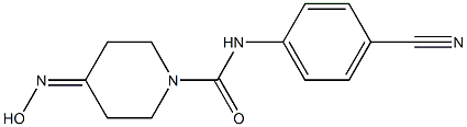 N-(4-cyanophenyl)-4-(hydroxyimino)piperidine-1-carboxamide|
