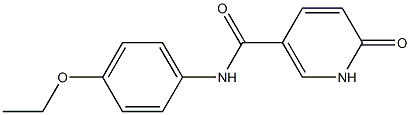 N-(4-ethoxyphenyl)-6-oxo-1,6-dihydropyridine-3-carboxamide Structure