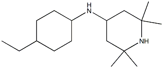 N-(4-ethylcyclohexyl)-2,2,6,6-tetramethylpiperidin-4-amine Structure