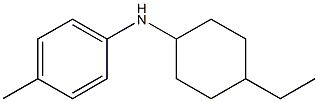 N-(4-ethylcyclohexyl)-4-methylaniline,,结构式