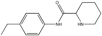 N-(4-ethylphenyl)piperidine-2-carboxamide,,结构式