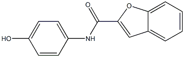 N-(4-hydroxyphenyl)-1-benzofuran-2-carboxamide Structure