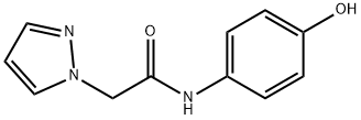 N-(4-hydroxyphenyl)-2-(1H-pyrazol-1-yl)acetamide Structure