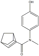 N-(4-hydroxyphenyl)-N-methylbicyclo[2.2.1]hept-5-ene-2-carboxamide Structure