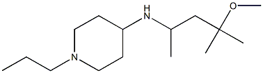 N-(4-methoxy-4-methylpentan-2-yl)-1-propylpiperidin-4-amine Structure