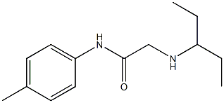 N-(4-methylphenyl)-2-(pentan-3-ylamino)acetamide|