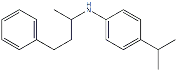 N-(4-phenylbutan-2-yl)-4-(propan-2-yl)aniline Structure