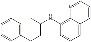 N-(4-phenylbutan-2-yl)quinolin-8-amine 结构式