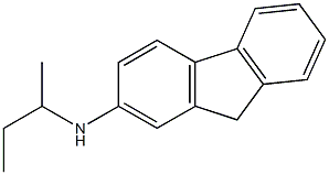 N-(butan-2-yl)-9H-fluoren-2-amine 结构式