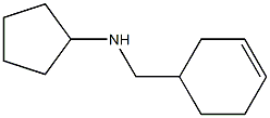 N-(cyclohex-3-en-1-ylmethyl)cyclopentanamine,,结构式