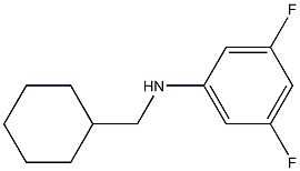 N-(cyclohexylmethyl)-3,5-difluoroaniline 结构式