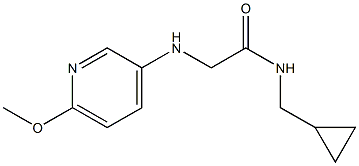  N-(cyclopropylmethyl)-2-[(6-methoxypyridin-3-yl)amino]acetamide