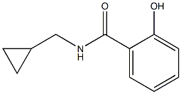 N-(cyclopropylmethyl)-2-hydroxybenzamide,,结构式