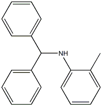 N-(diphenylmethyl)-2-methylaniline Struktur