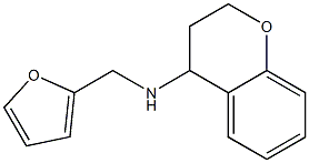 N-(furan-2-ylmethyl)-3,4-dihydro-2H-1-benzopyran-4-amine Structure