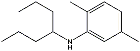 N-(heptan-4-yl)-2,5-dimethylaniline Structure