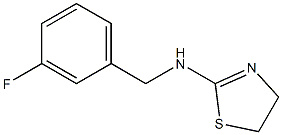 N-[(3-fluorophenyl)methyl]-4,5-dihydro-1,3-thiazol-2-amine Struktur