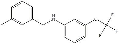 N-[(3-methylphenyl)methyl]-3-(trifluoromethoxy)aniline