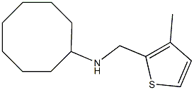 N-[(3-methylthiophen-2-yl)methyl]cyclooctanamine Struktur