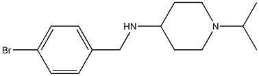 N-[(4-bromophenyl)methyl]-1-(propan-2-yl)piperidin-4-amine