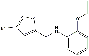 N-[(4-bromothiophen-2-yl)methyl]-2-ethoxyaniline,,结构式