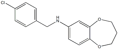 N-[(4-chlorophenyl)methyl]-3,4-dihydro-2H-1,5-benzodioxepin-7-amine