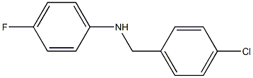  N-[(4-chlorophenyl)methyl]-4-fluoroaniline