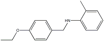 N-[(4-ethoxyphenyl)methyl]-2-methylaniline Structure