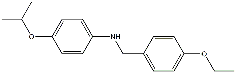  N-[(4-ethoxyphenyl)methyl]-4-(propan-2-yloxy)aniline