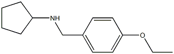 N-[(4-ethoxyphenyl)methyl]cyclopentanamine Structure