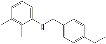 N-[(4-ethylphenyl)methyl]-2,3-dimethylaniline Structure