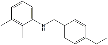 N-[(4-ethylphenyl)methyl]-2,3-dimethylaniline Struktur