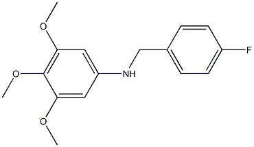 N-[(4-fluorophenyl)methyl]-3,4,5-trimethoxyaniline