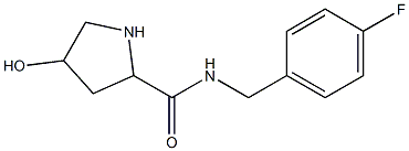 N-[(4-fluorophenyl)methyl]-4-hydroxypyrrolidine-2-carboxamide