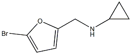 N-[(5-bromo-2-furyl)methyl]-N-cyclopropylamine Structure