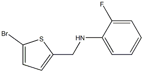 N-[(5-bromothiophen-2-yl)methyl]-2-fluoroaniline Structure