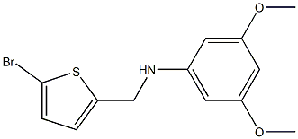 N-[(5-bromothiophen-2-yl)methyl]-3,5-dimethoxyaniline Structure