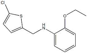 N-[(5-chlorothiophen-2-yl)methyl]-2-ethoxyaniline Struktur