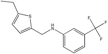 N-[(5-ethylthiophen-2-yl)methyl]-3-(trifluoromethyl)aniline