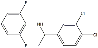 N-[1-(3,4-dichlorophenyl)ethyl]-2,6-difluoroaniline Structure